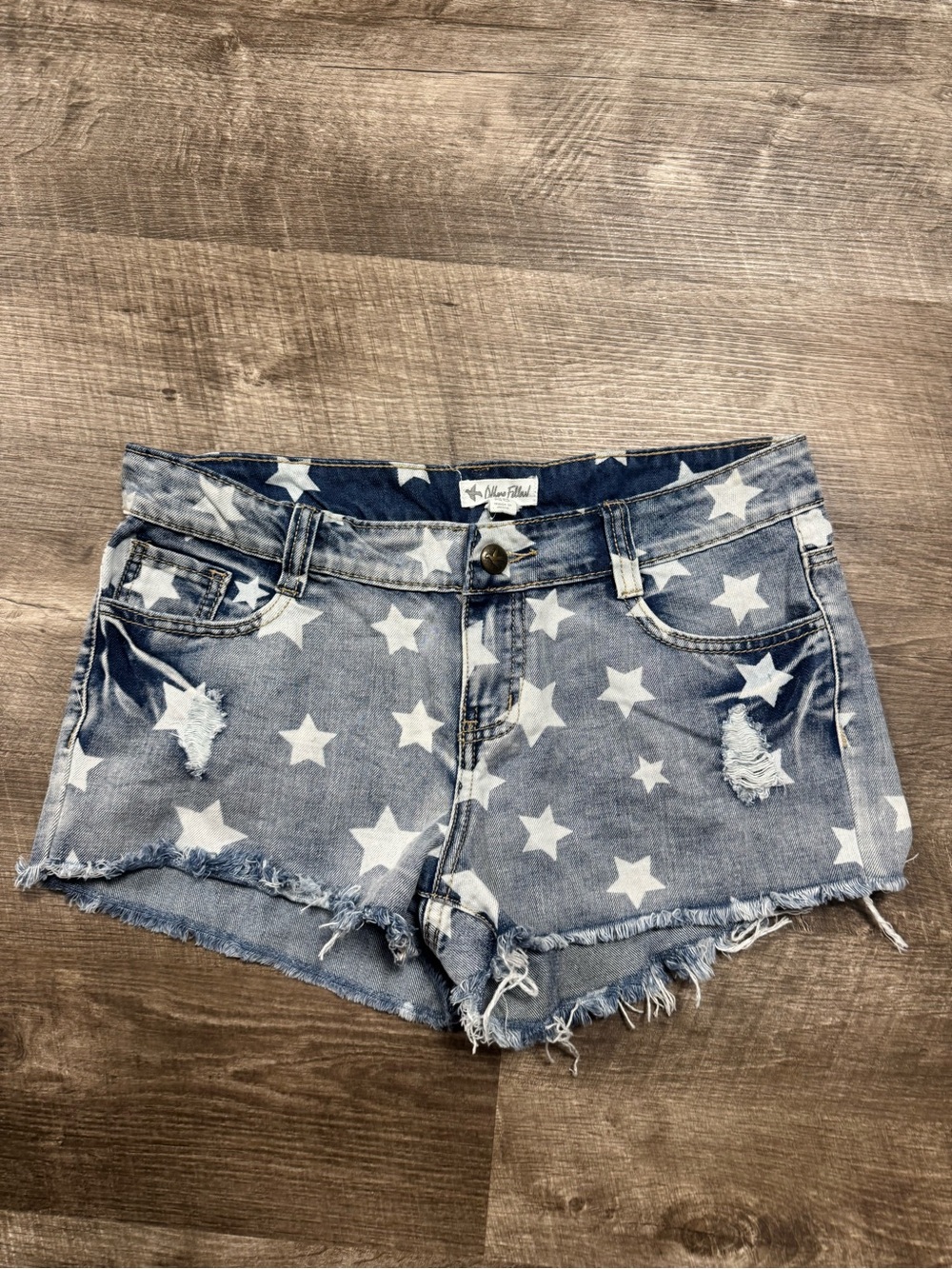 Others Follow Star Print Jean Shorts Size 28